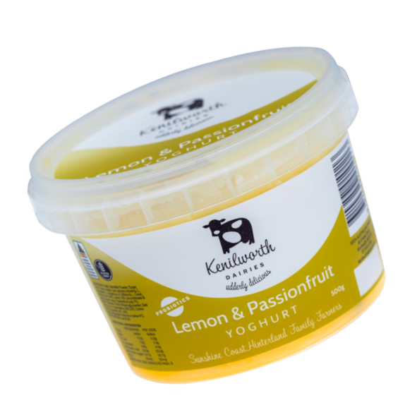 Yoghurt - Kenilworth Dairies Lemon & PassionFruit 200g