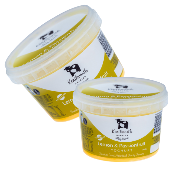 Yoghurt - Kenilworth Dairies Lemon & PassionFruit 200g