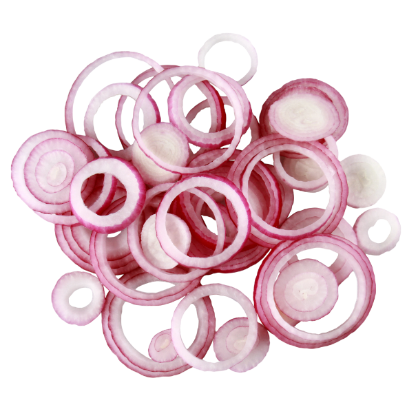Processed - Onions Red - Sliced - Bag - 1kg
