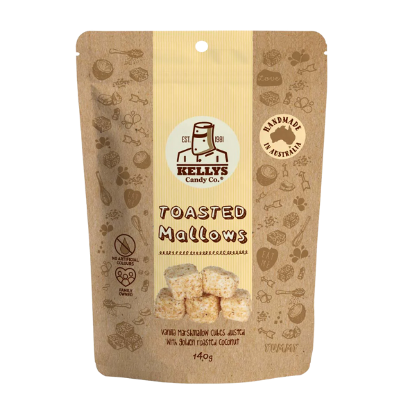 Handmade Lollies - Kelly's Candy Co. Toasted Mallows