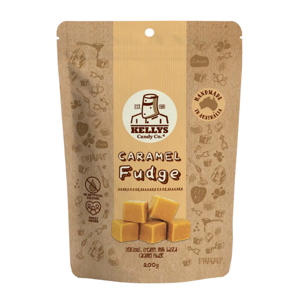 Handmade Lollies - Kelly's Candy Co. Caramel Fudge
