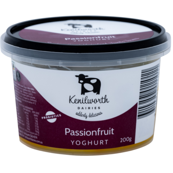 Yoghurt - Kenilworth Dairies Passionfruit 500g