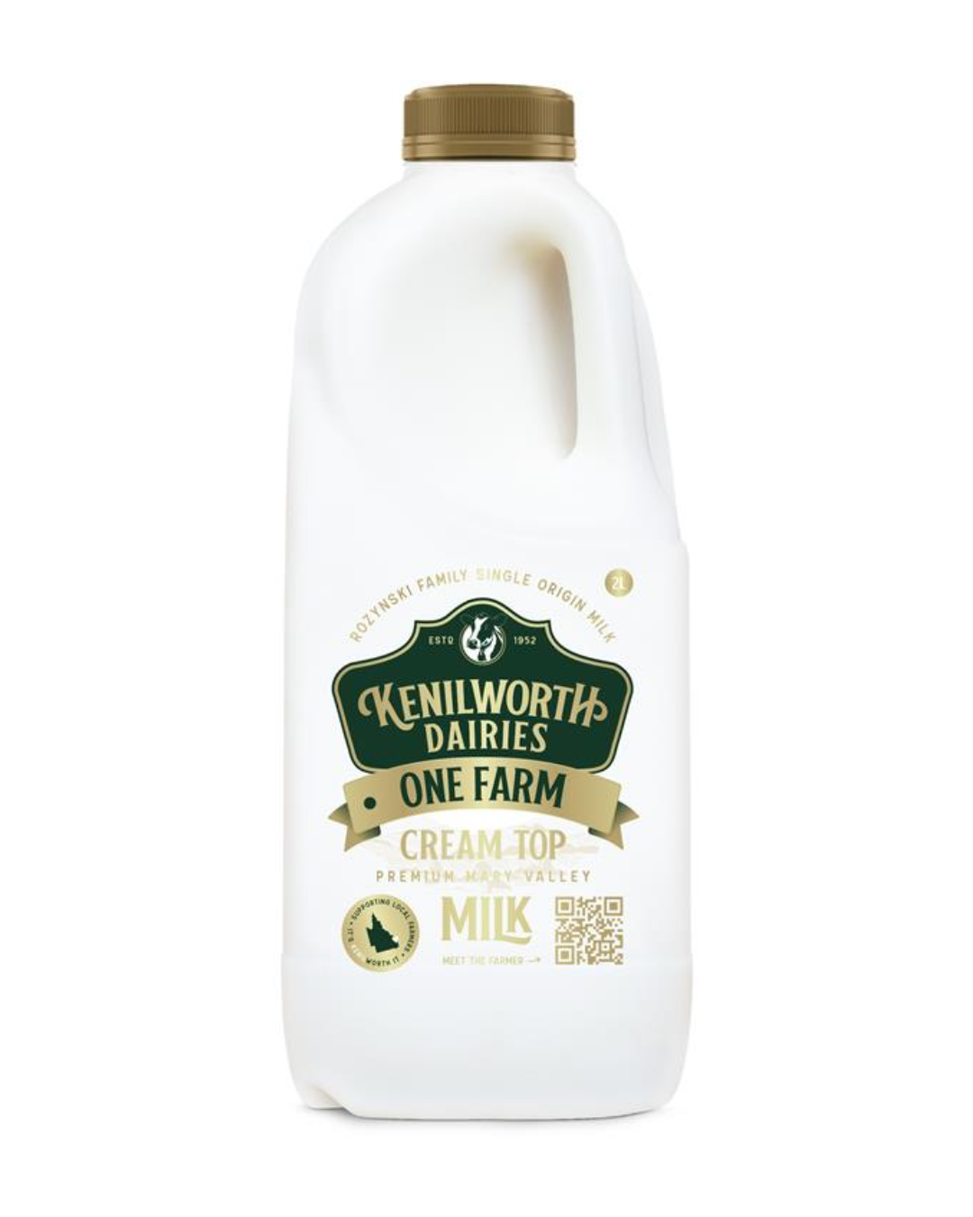 One Farm - Cream Top Milk - 2L