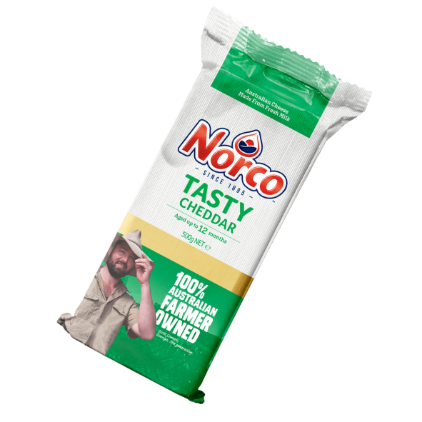 Tasty Cheddar Cheese Block - Norco