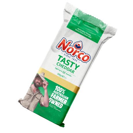 Tasty Cheddar Cheese Block - Norco
