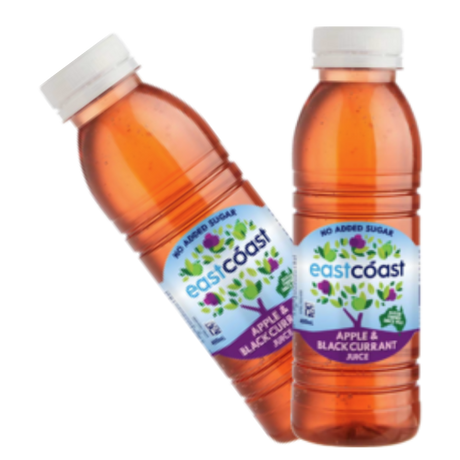 Apple & Blackcurrant Juice - 400ml - East Coast