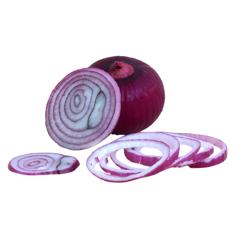 Processed - Onions Red - Sliced - Bag - 1kg