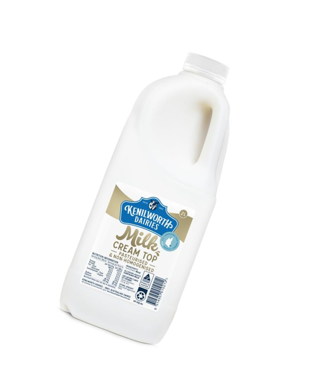 Cream Top Milk - Kenilworth - 2L