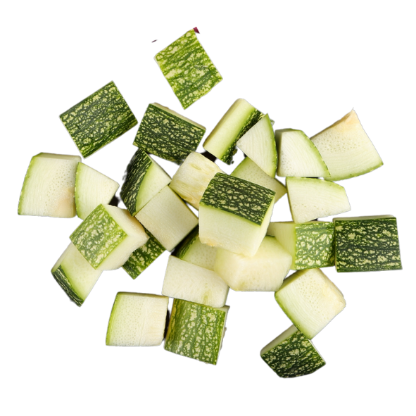Processed - Zucchini - Diced - Bag - 1kg