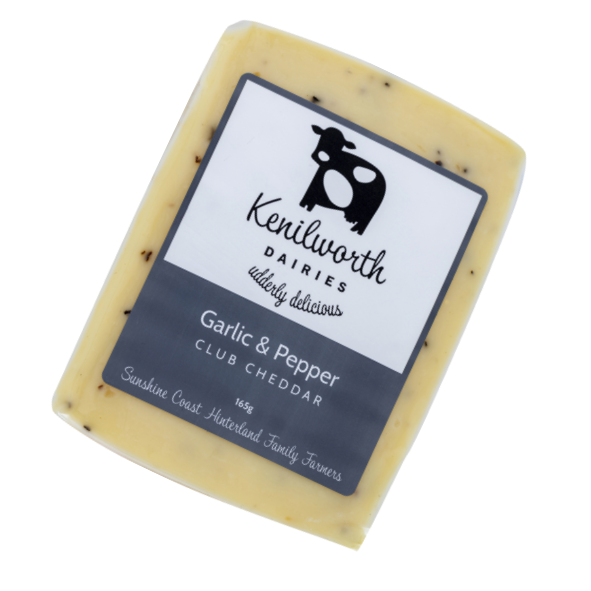 Club Cheddar - Kenilworth Dairies Garlic & Pepper