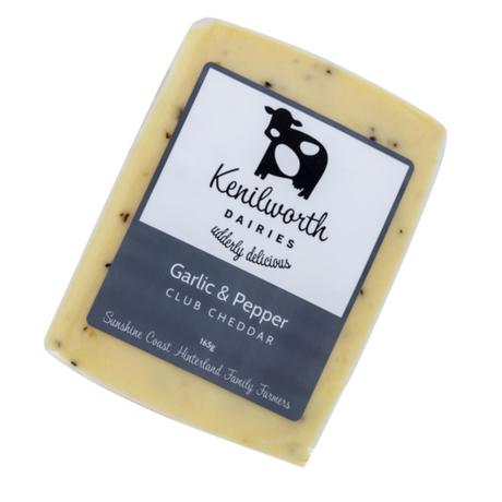 Club Cheddar - Kenilworth Dairies Garlic & Pepper