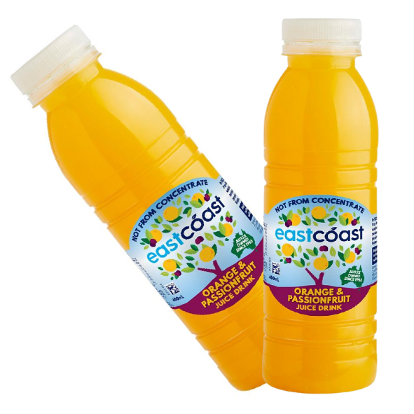 Orange & Passionfruit Juice - 400ml - East Coast