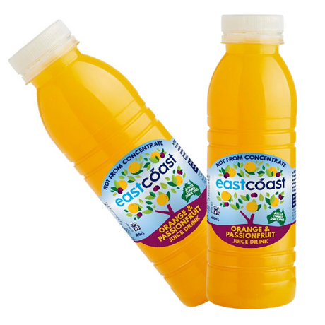 Orange & Passionfruit Juice - 400ml - East Coast
