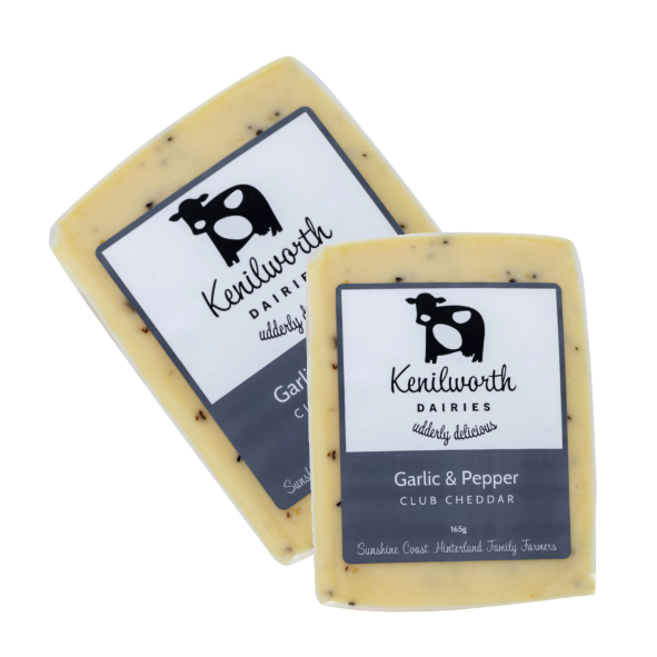Club Cheddar - Kenilworth Dairies Garlic & Pepper