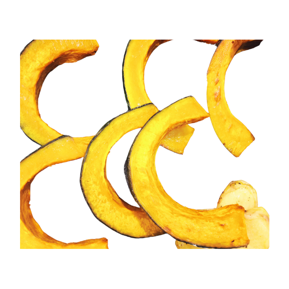Processed - Pumpkin - Skin On - Portioned - Bag - 5kg