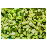 Processed - Zucchini - Diced - Bag - 1kg