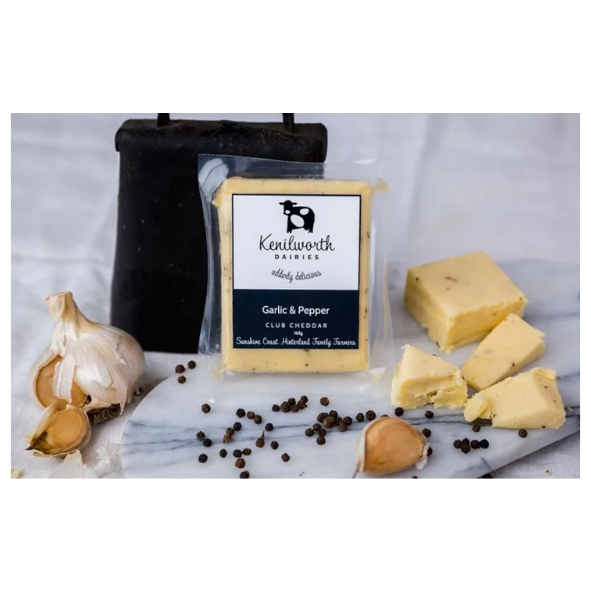 Club Cheddar - Kenilworth Dairies Garlic & Pepper