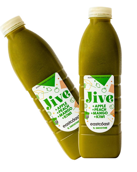 Apple, Peach, Mango & Kiwi 1L Smoothie Juice - East Coast